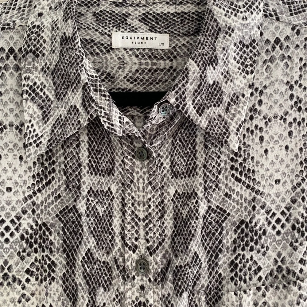- Equipment Slim Signature Silk Shirt - Picture 6 of 7